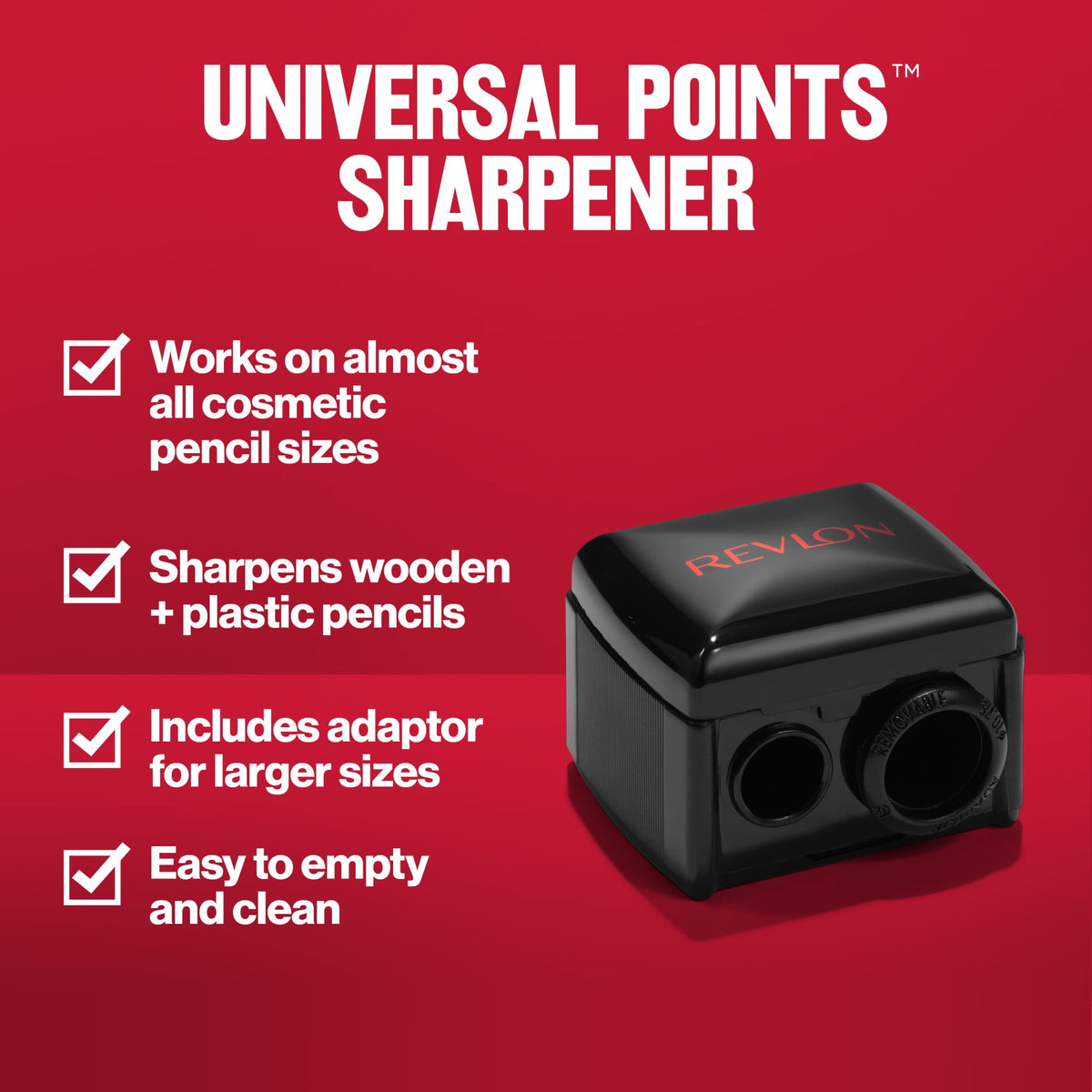 Revlon Universal Points Sharpener, 1 count