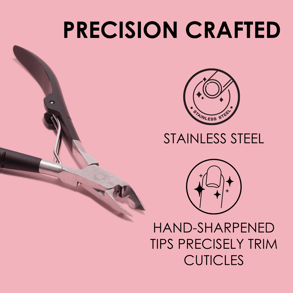 Japonesque Soft Touch Cuticle Nipper, Cuticle Trimmer & Cuticle Remover