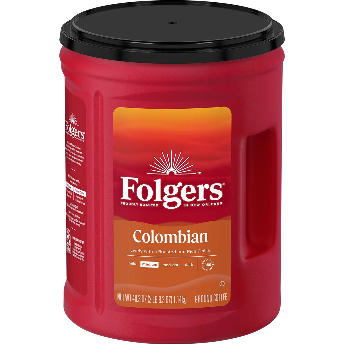 Folgers 100% Colombian Coffee, 40.3 oz