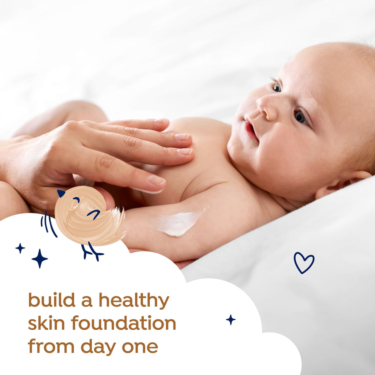 Dove Soothing Cream To Soothe Delicate Baby Skin Eczema Care No Artificial Perfume Or Color, Paraben Free, Phthalate Free ,5.1 oz