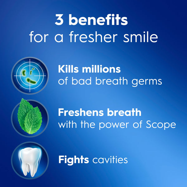 Crest Whitening Plus Scope Toothpaste, Minty Fresh, 0.85 oz