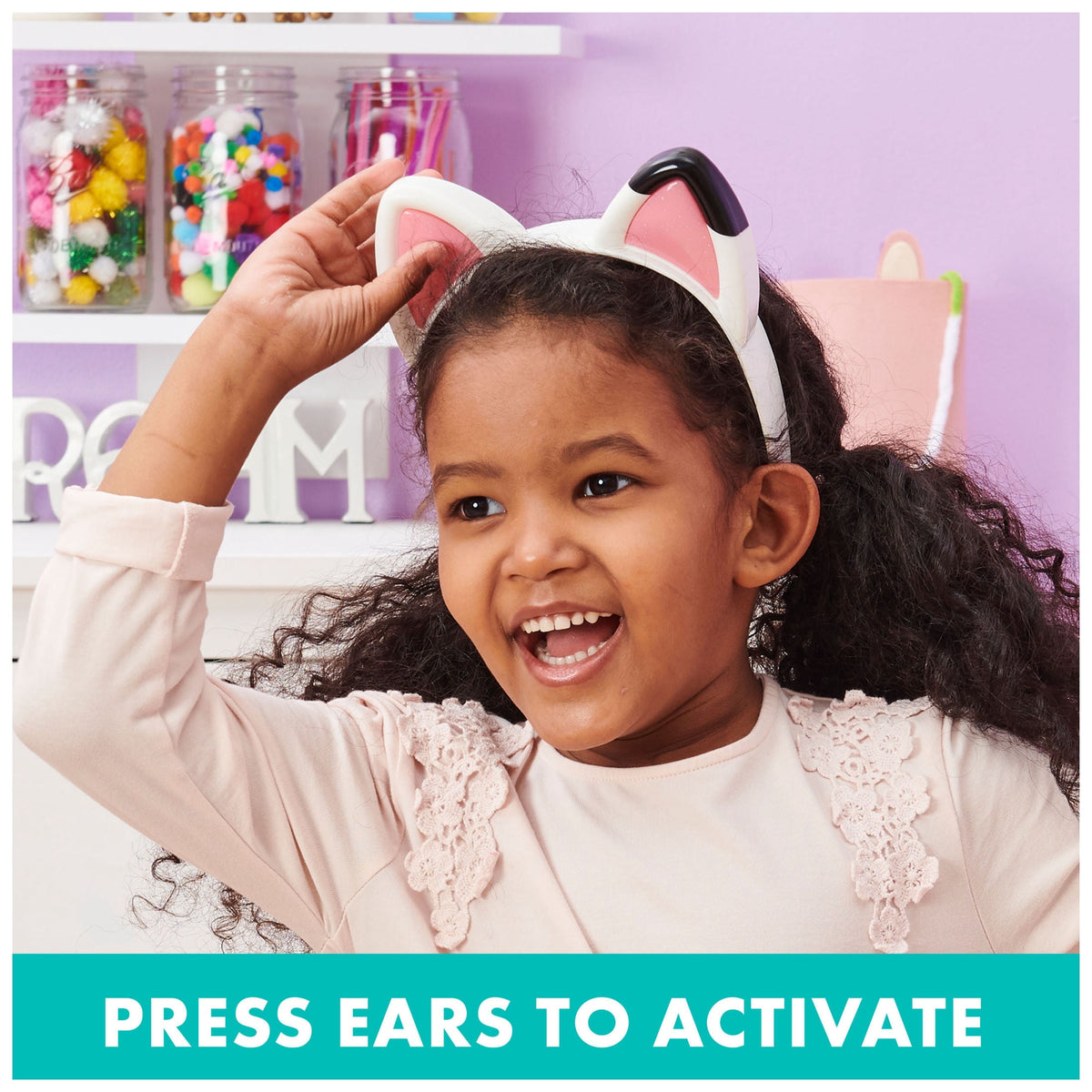 Gabby’s Dollhouse, Musical Ears for Ages 3 and up (4 x LR44 Batteries Included, Multipack Quantity 1)