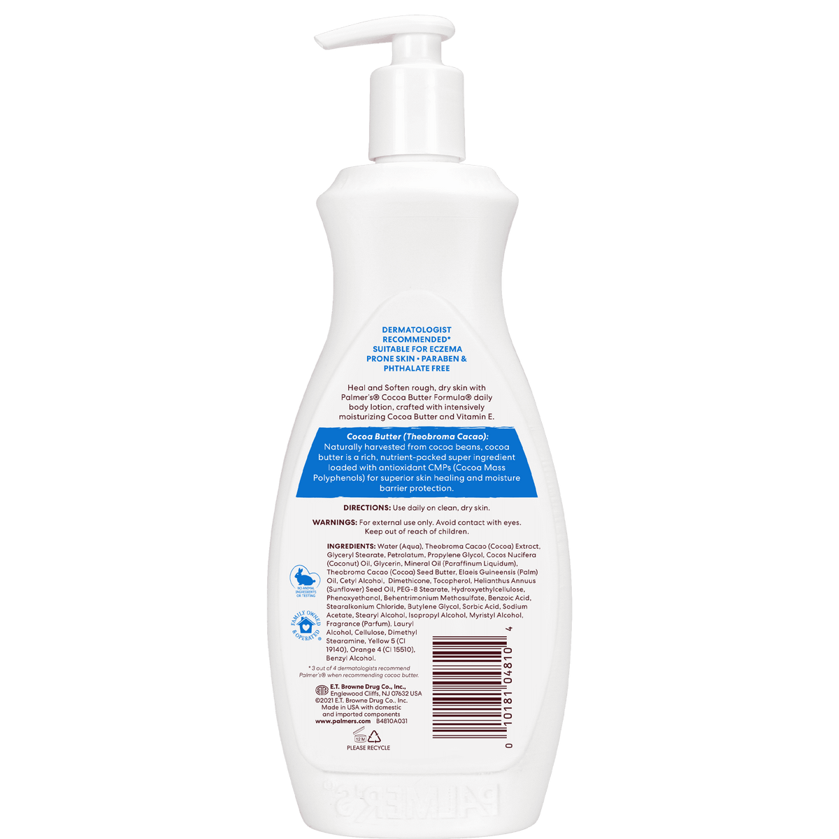 Palmer's Cocoa Butter Formula Daily Skin Therapy Lotion, 20 fl. oz, Deep Moisturization