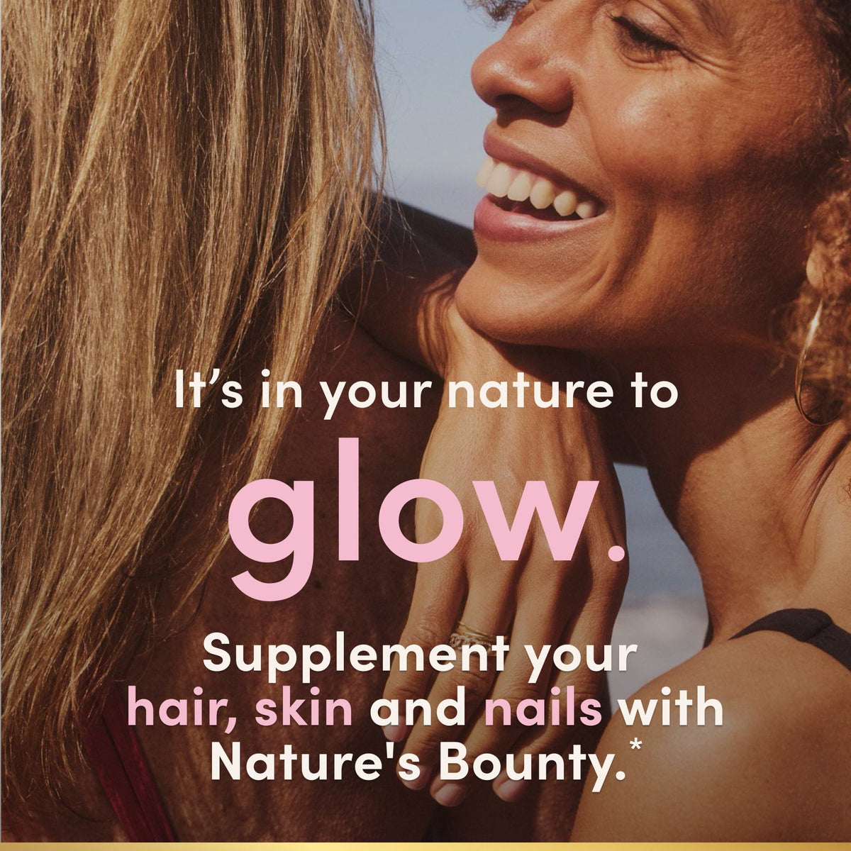 Nature's Bounty Optimal Solutions Hair Skin and Nails Vitamin with Collagen and Biotin, Women's Multivitamin, Tropical Citrus Gummies, 90 Count