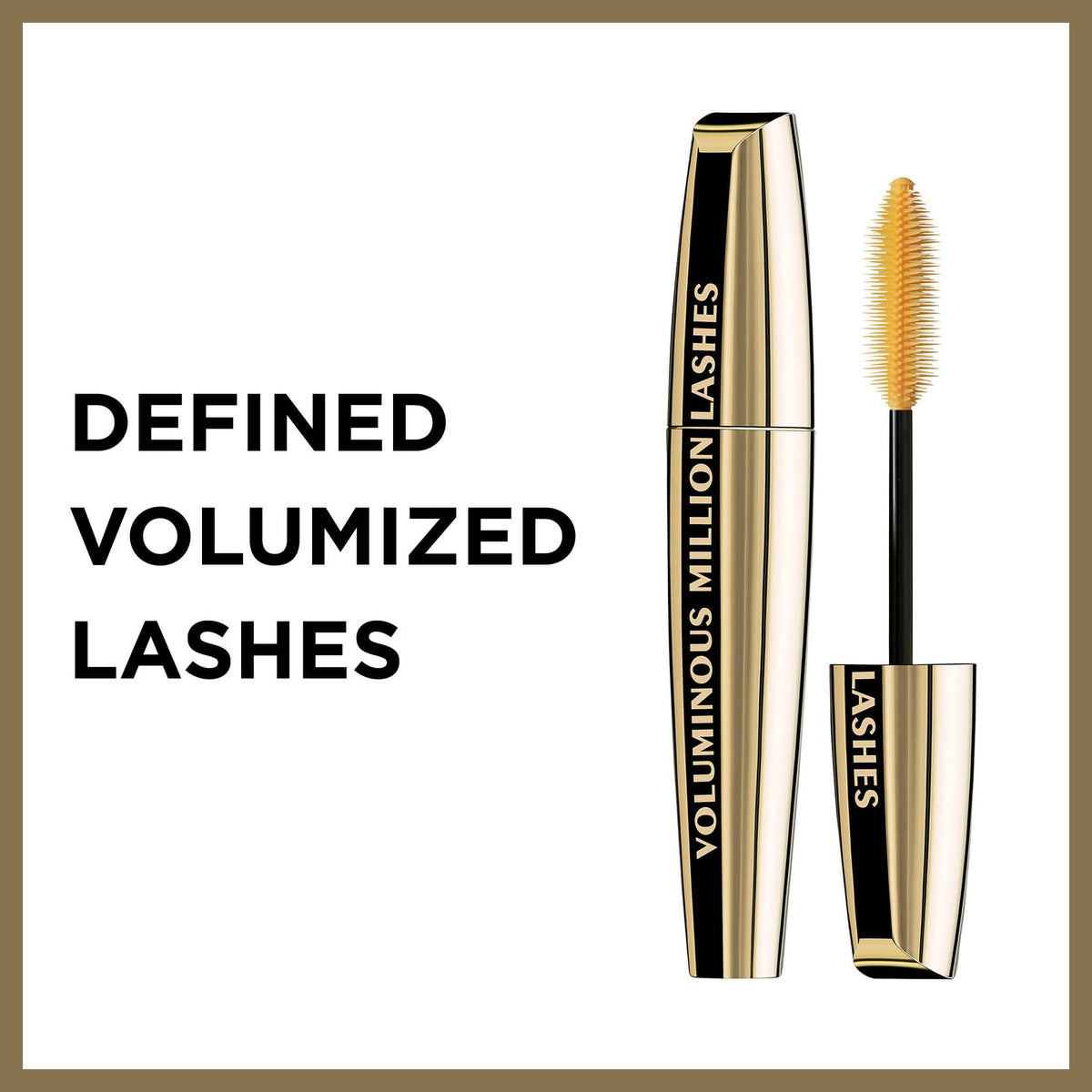 L'Oreal Paris Voluminous Million Lashes Mascara, Black Brown