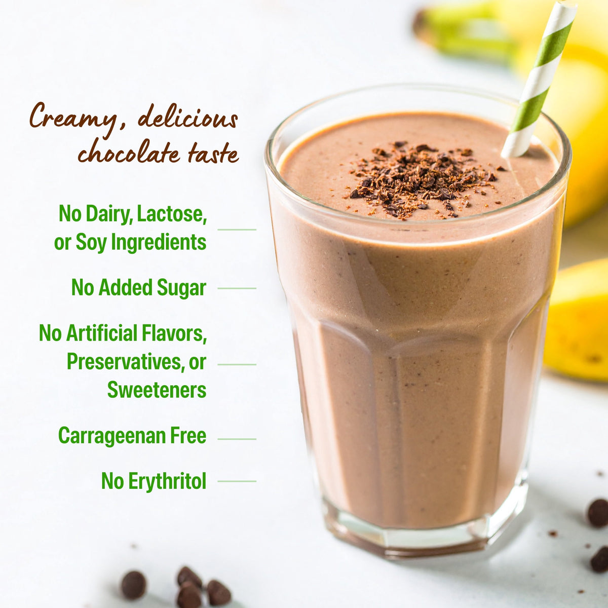 Orgain Organic Vegan 21g Protein Powder, Plant Based Shake Drink, Creamy Chocolate Fudge 1.02lb
