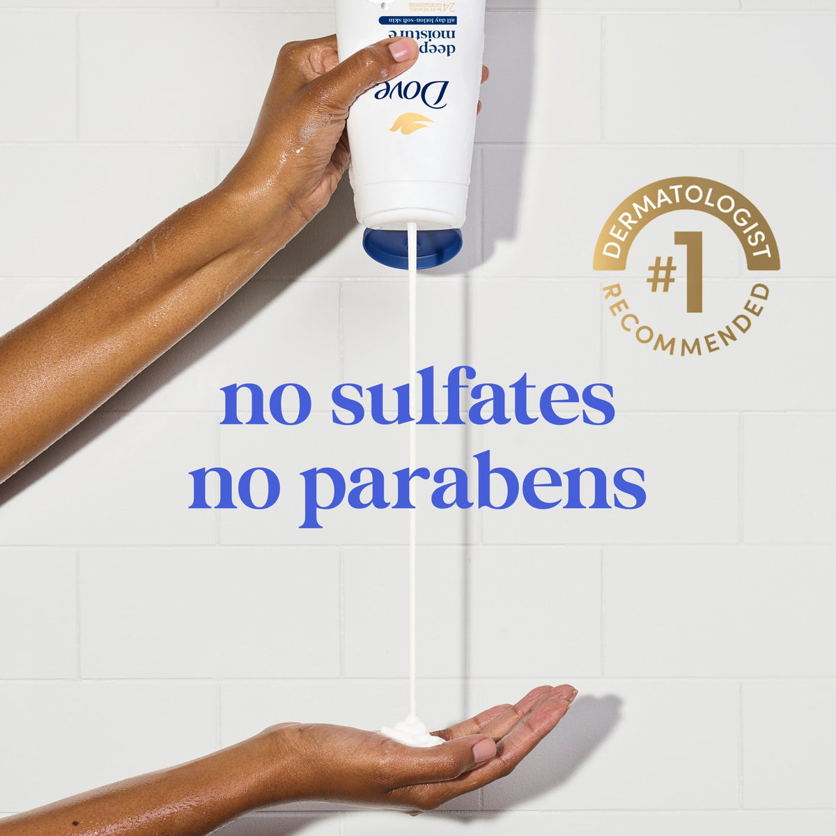 Dove Body Wash For 24hr Lotion-Soft Skin-Deep Moisture Moisturizing Skin Cleanser with No Sulfates No Parabens ,11 fl oz