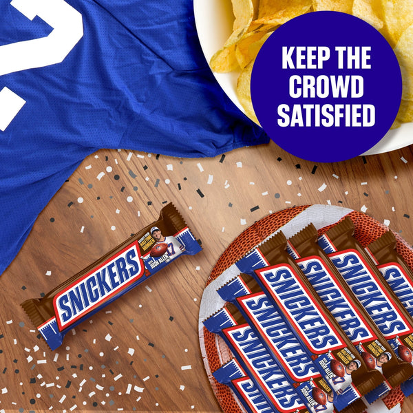 Snickers Full Size Chocolate Candy Bars - 11.16 oz (6 Pack)