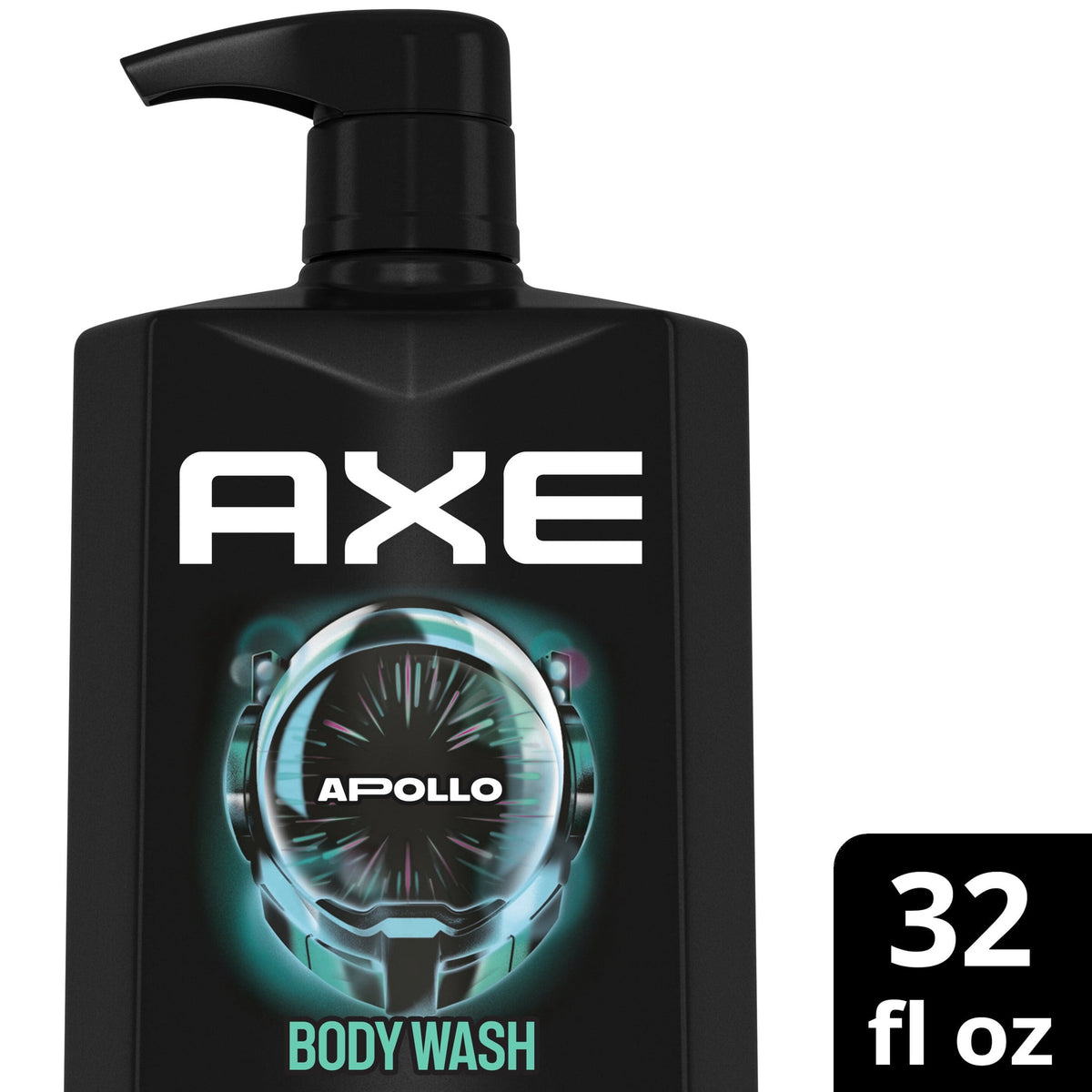 AXE Body Wash All-Day Fresh Shower Gel Apollo Sage & Cedarwood Men's Body Wash With Odor-Busting Prebiotics ,32 fl oz Pump