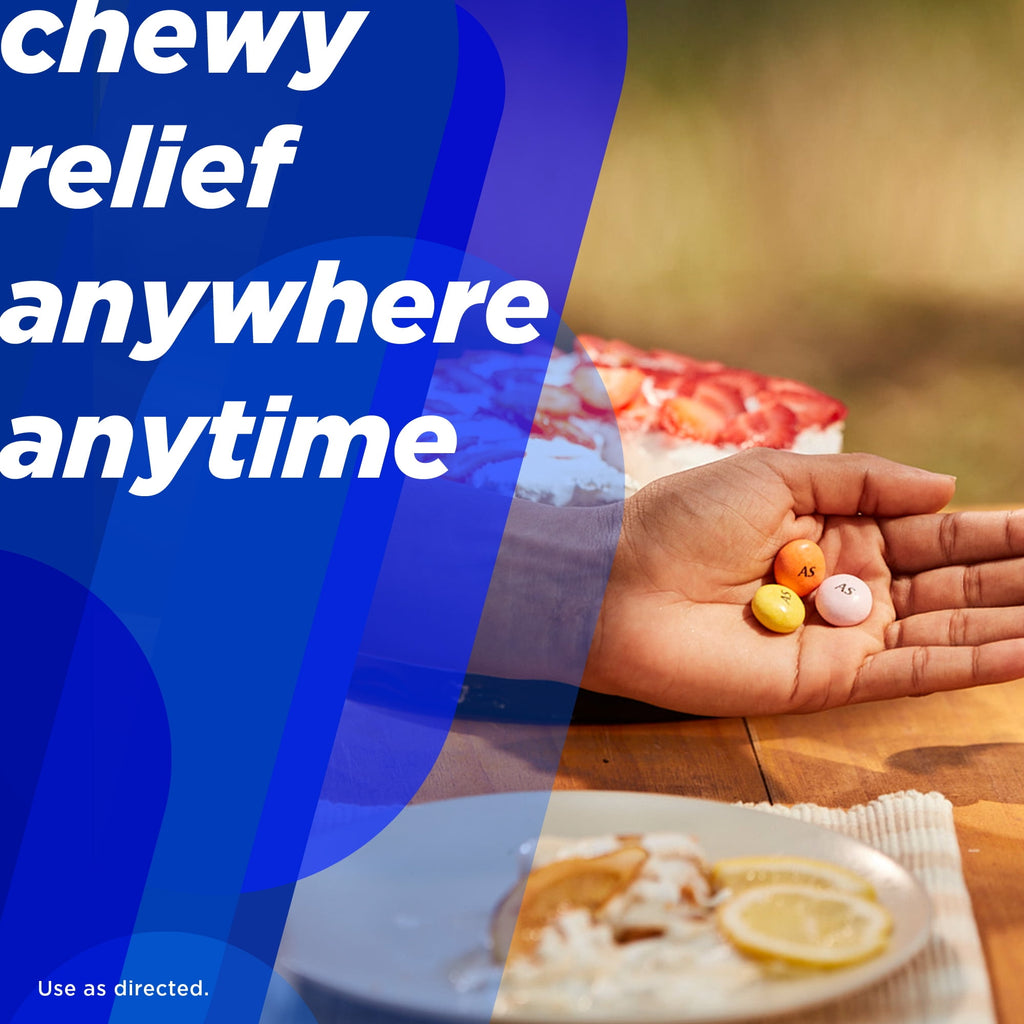Alka-Seltzer Extra Strength Heartburn ReliefChews, Antacid for Fast Heartburn & Acid Indigestion Relief on the Go, 120 Ct