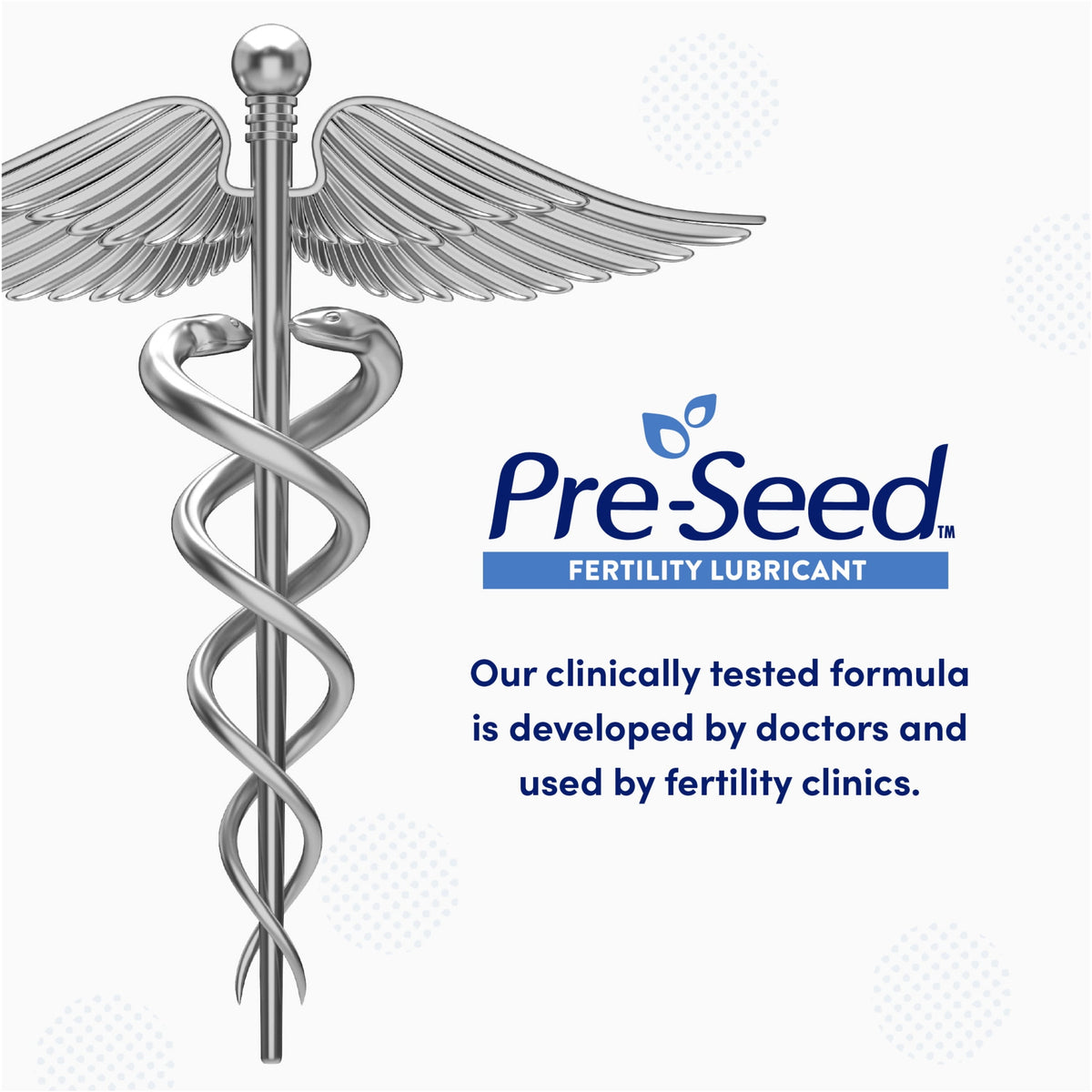 Pre-Seed Fertility Lubricant with 9 Applicators, 1.4 oz Tube for Couples Conceiving