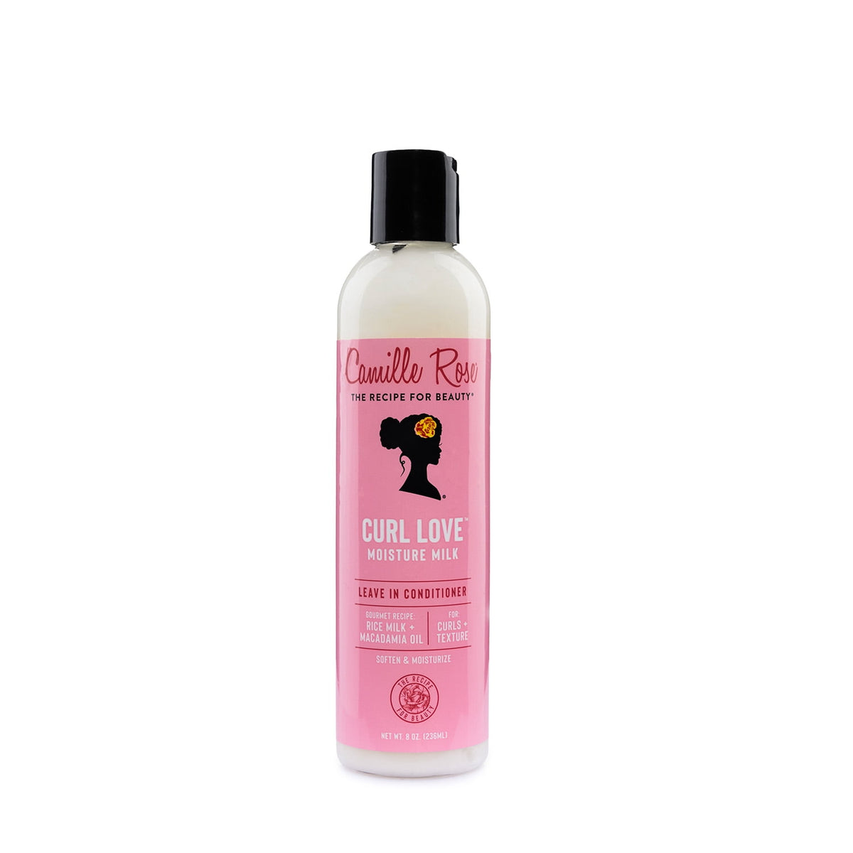 Camille Rose Curl Love Soften & Nourish Moisture Milk with Rice Milk & Macadamia Oil, 8oz