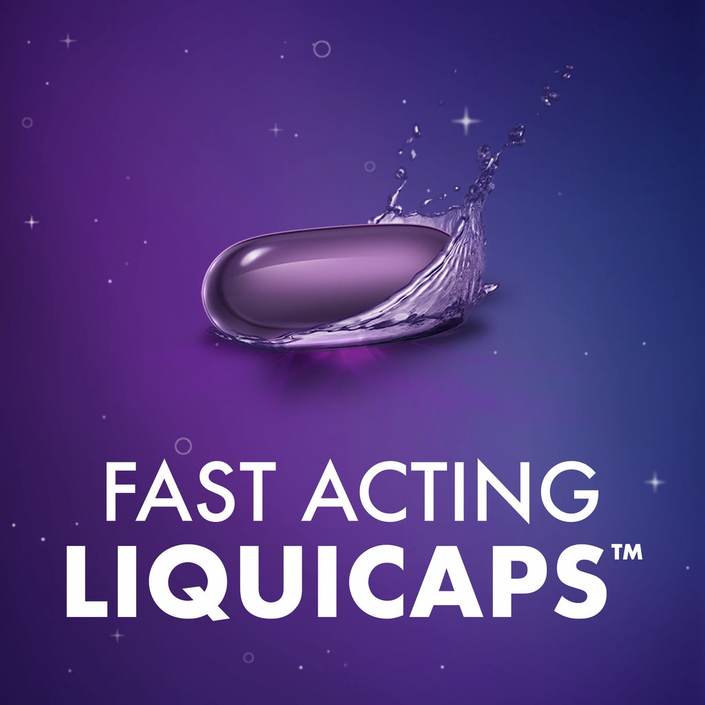 ZzzQuil LiquiCap Sleep Aid, Diphenhydramine 25mg HCl, 48 LiquiCaps