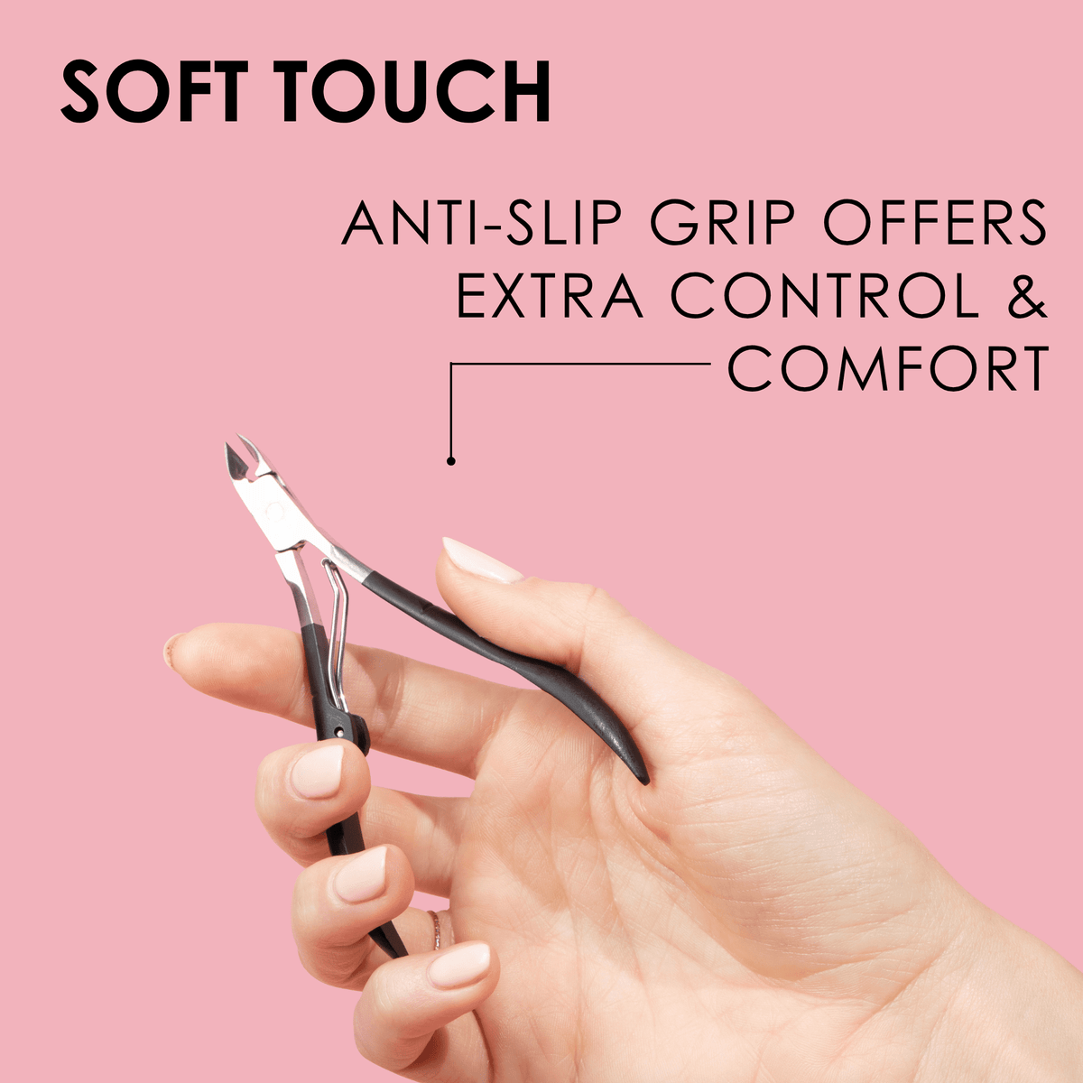 Japonesque Soft Touch Cuticle Nipper, Cuticle Trimmer & Cuticle Remover