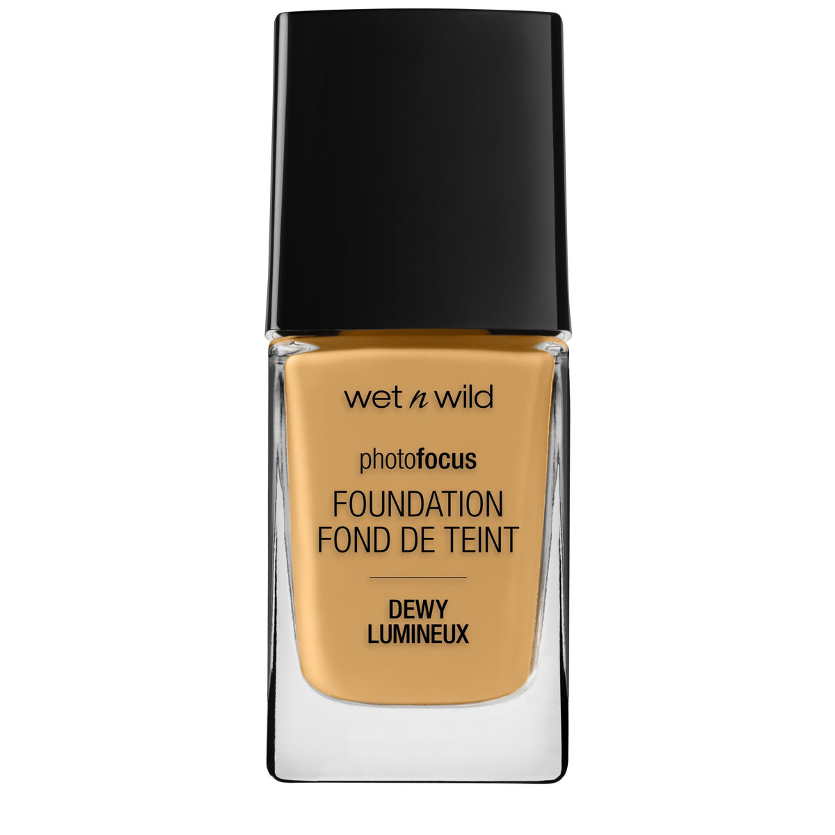 Wet n Wild Photo Focus Dewy Liquid Foundation Makeup, Desert Beige, 1.0 fl oz