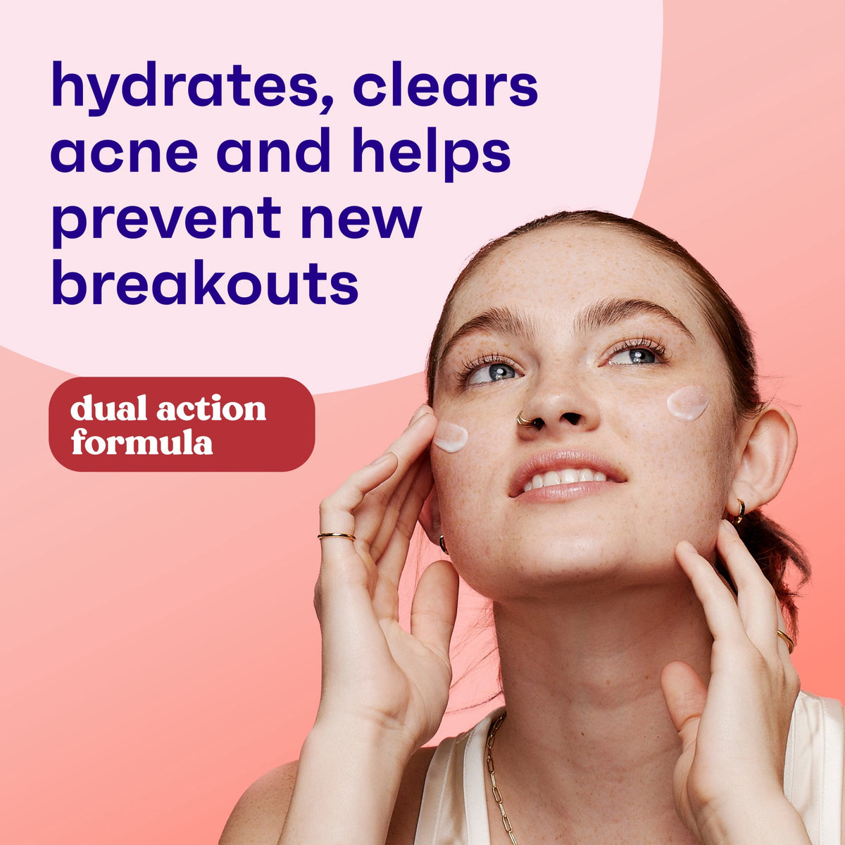 Clean & Clear Essentials Dual Action Acne Facial Moisturizer, 4 fl. oz