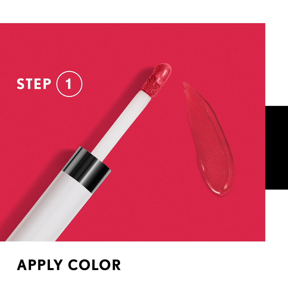 COVERGIRL Outlast All-Day Lip Color Liquid Lipstick and Moisturizing Topcoat, Longwear, Rosie, Stays On All Day, Moisturizing Formula, Cruelty Free