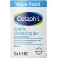 Cetaphil Gentle Face Cleanser and Body Wash Bar for Dry to Normal, Sensitive Skin Value Pack, 4.5 oz (Pack of 3)