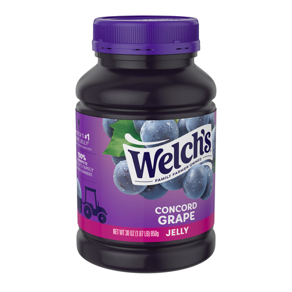 Welch's Concord Grape Jelly, 30 oz Jar