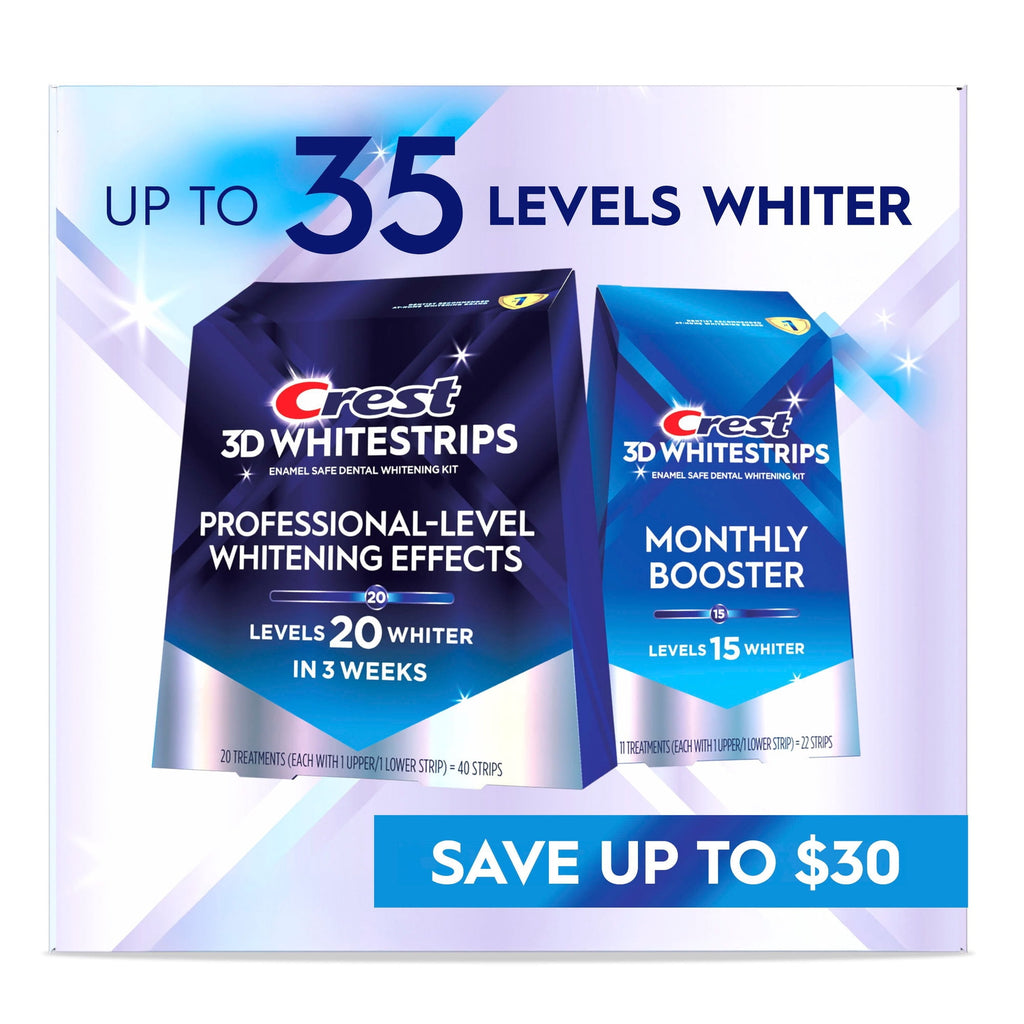 Crest 3D Whitestrips Professional Effects & Supreme Bright Kit