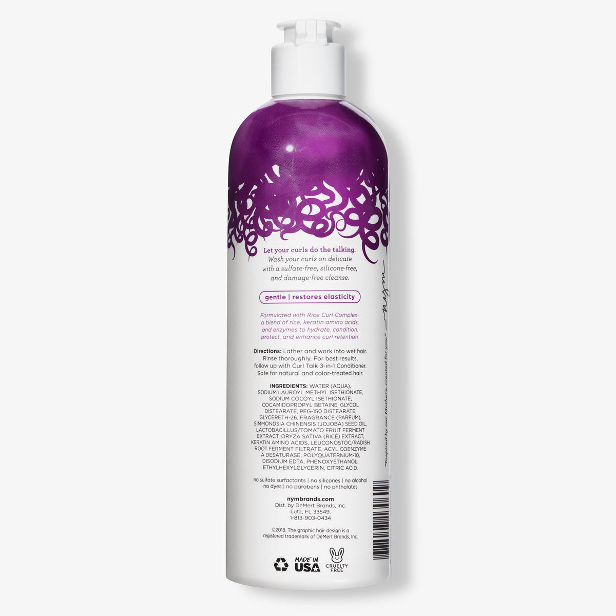 Not Your Mother's Curl Talk Curl Care Shampoo, 12 oz