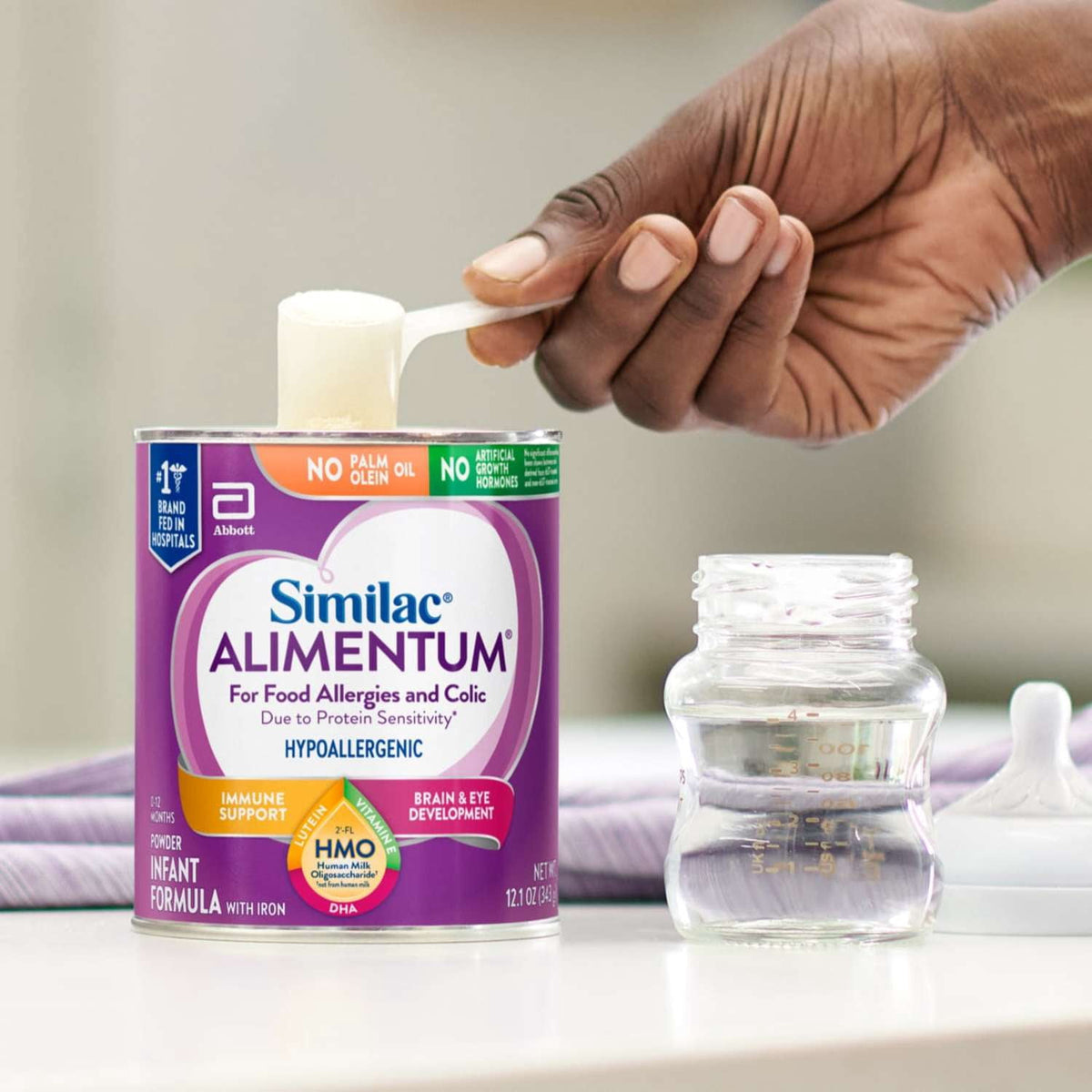 Similac Alimentum With 2'-FL HMO, Baby Formula Powder, 12.1-oz Can