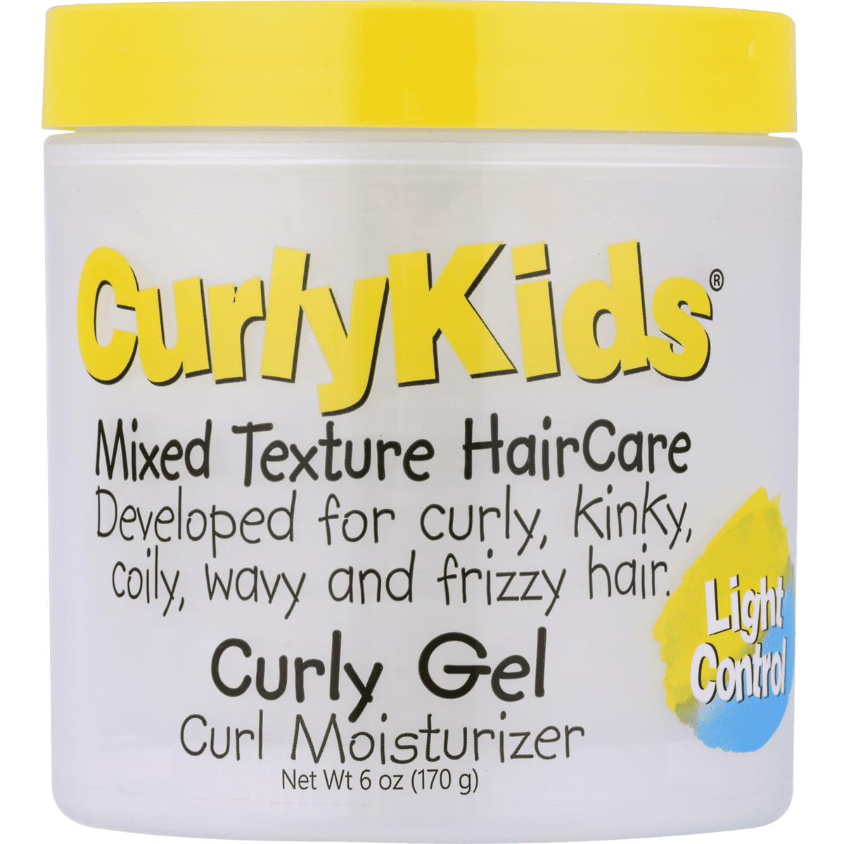 Curly Kids Mixed Hair Care Curl Moisturizing Jar Hair Styling Gel, 6 oz, Children