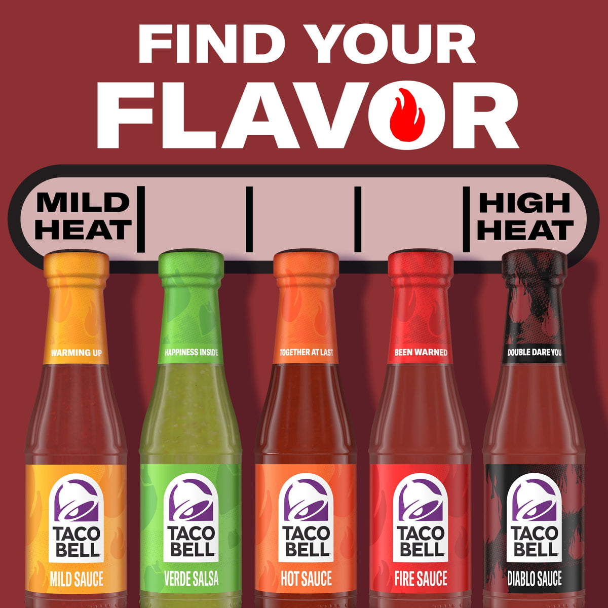 Taco Bell Diablo Sauce, 7.5 oz Bottle