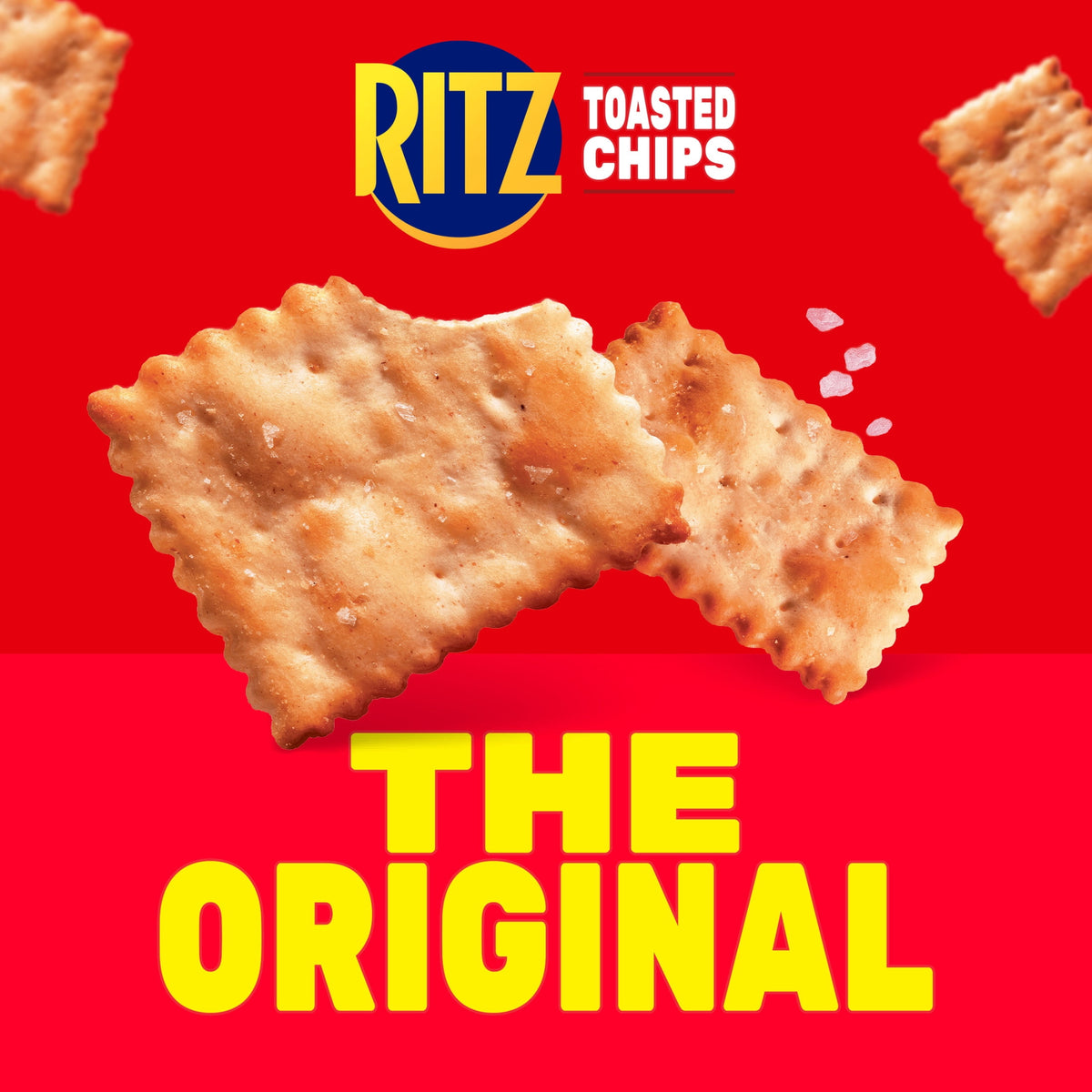 RITZ Toasted Chips The Original Crackers, Party Snacks, 8.1 oz