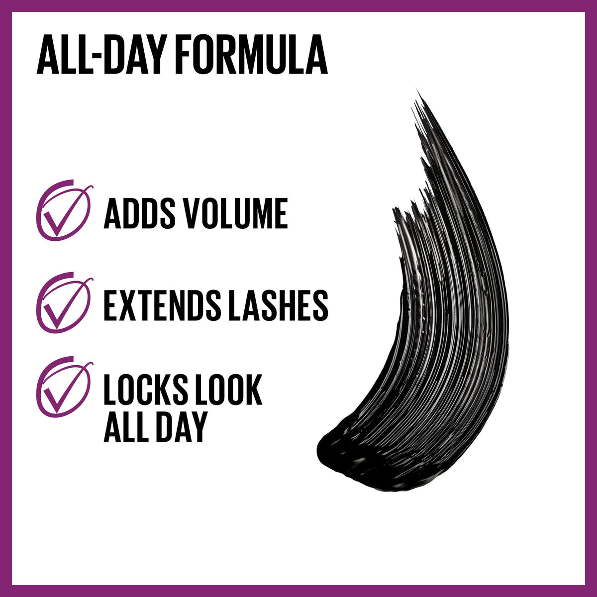 Maybelline The Falsies Lash Lift Washable Mascara, Blackest Black 0.32 fl oz