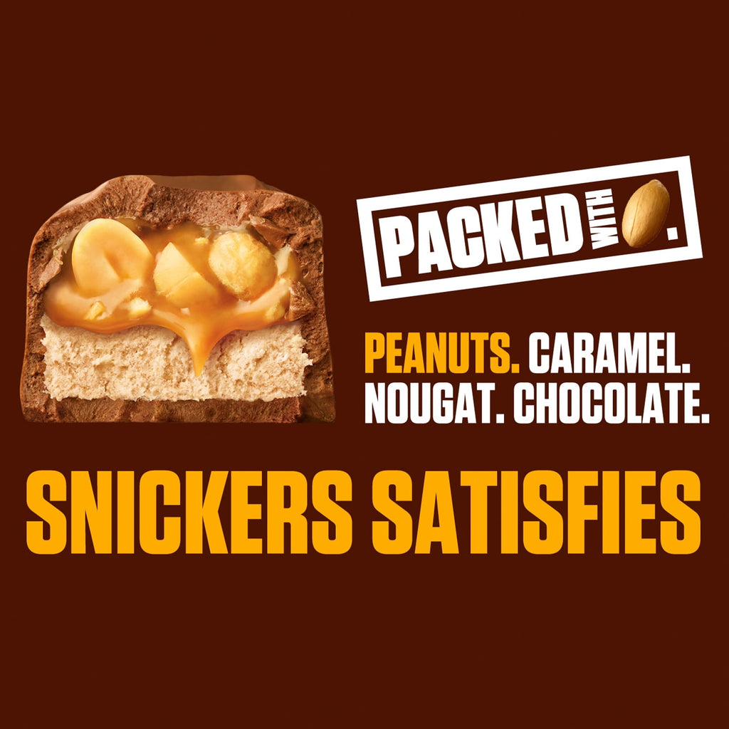 Snickers Minis Size Chocolate Candy Bar Bulk Assortment - 35.6 oz Bag