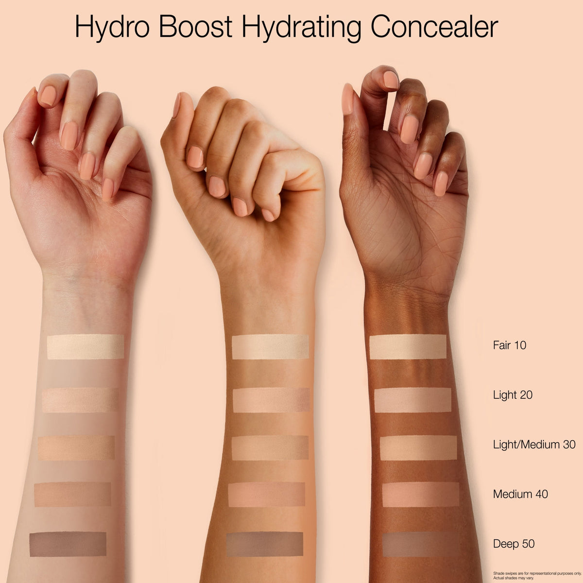 Neutrogena Hydro Boost Hydrating Concealer Stick, 10 Fair, 0.12 oz