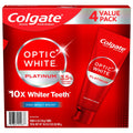 Colgate Optic White Renewal 4 Pack High Impact White Teeth Whitening Toothpaste