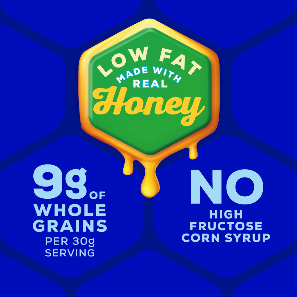 HONEY MAID Low Fat Honey Graham Crackers, Lunch Snacks, 14.4 oz