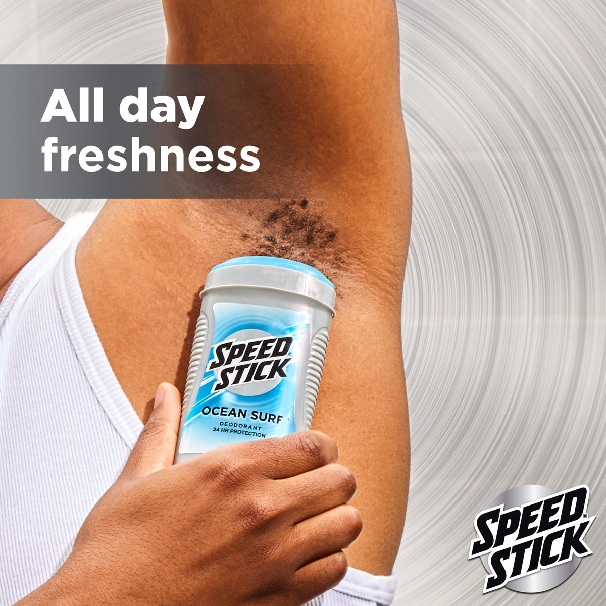 Speed Stick Clear Solid Deodorant, 24 HR, Ocean Surf, 3 OZ - 2 Pack