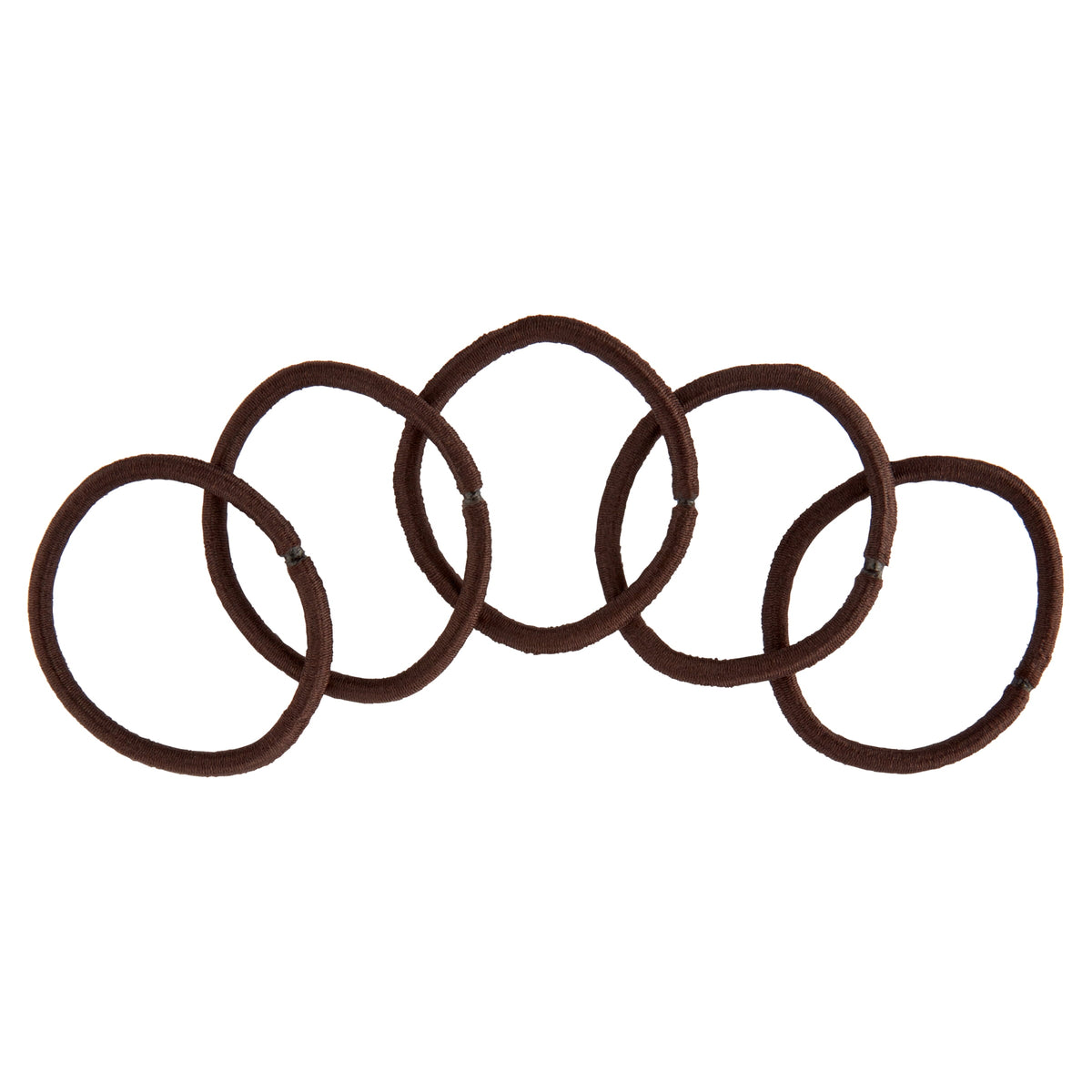Goody Ouchless® Brown Hair Elastics, No Metal Gentle Hair Ties, 30 Ct