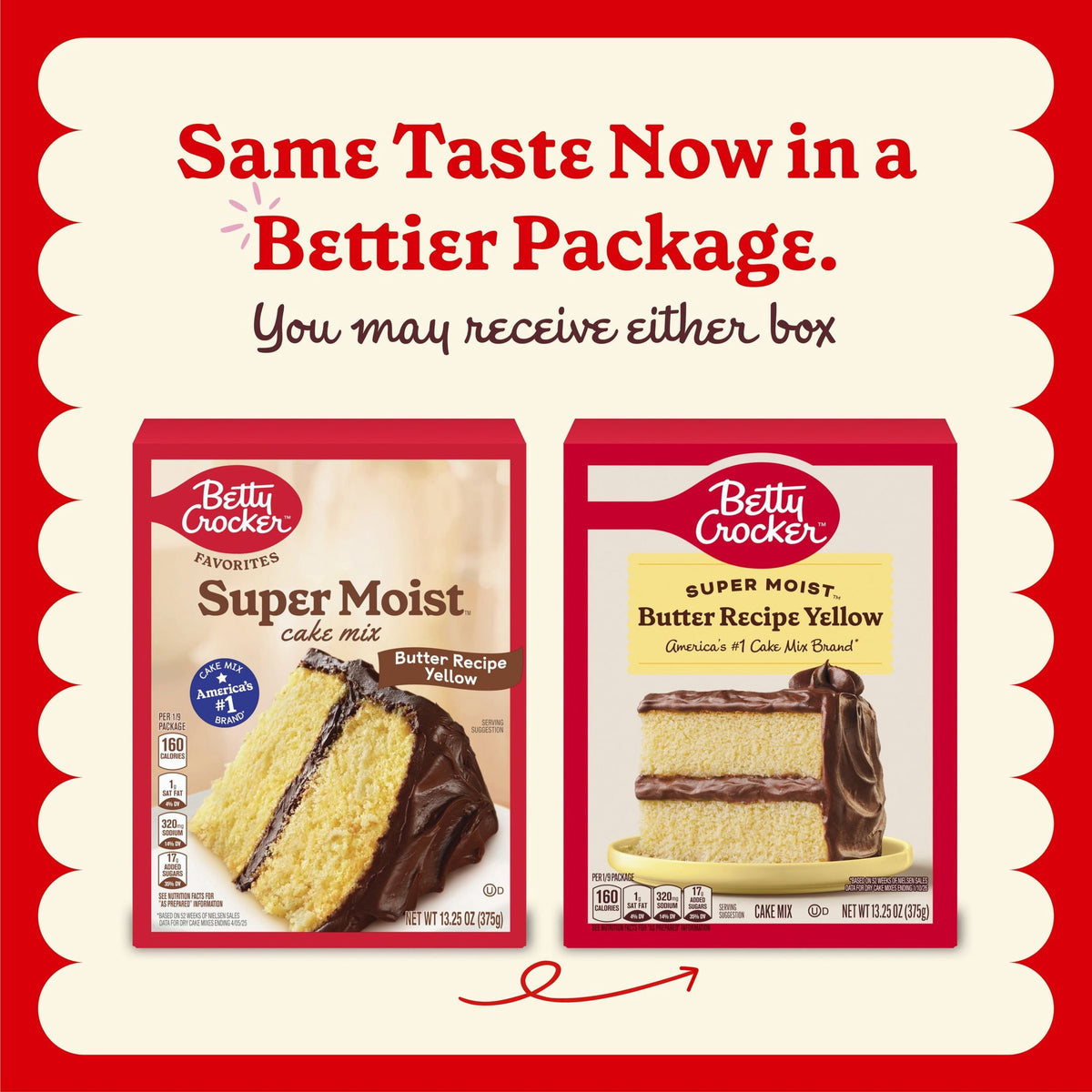 Betty Crocker Favorites Super Moist Butter Recipe Yellow Cake Mix, 13.25 oz