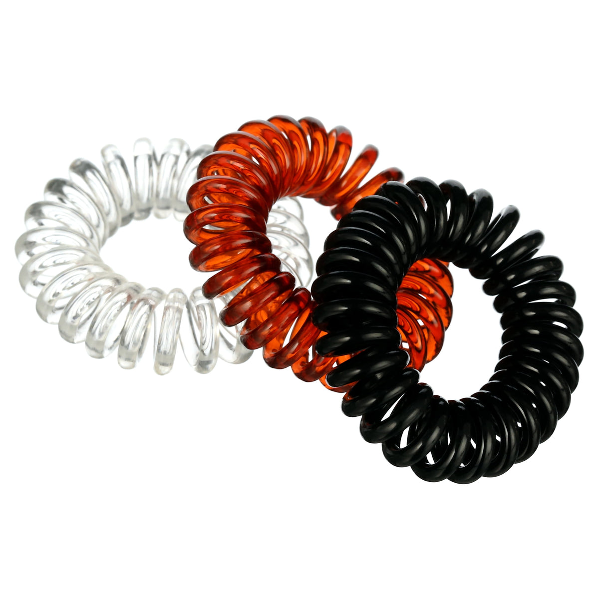 Goody Dentless Jelly Band Mini Coils, Ponytail Hair Accessories, Assorted Colors, 10 Ct