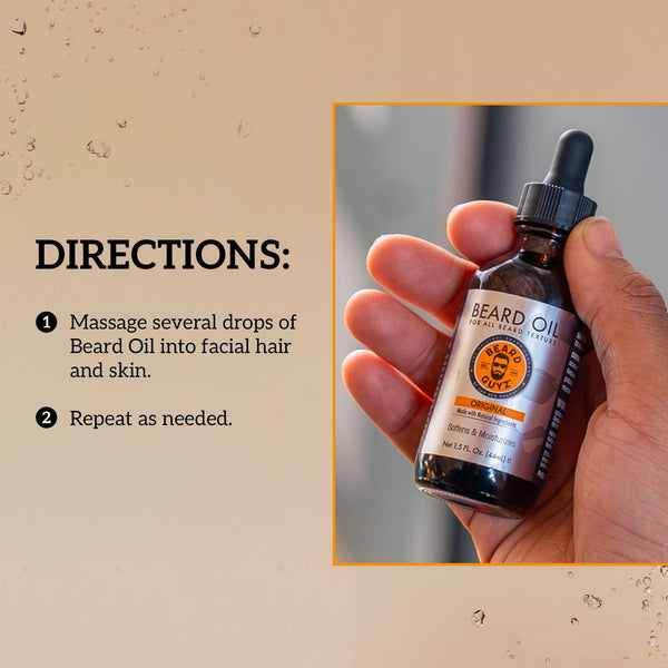 Beard Guyz Beard Oil for Men, Hydrating Formula with Natural Oils, 1.5 fl oz.