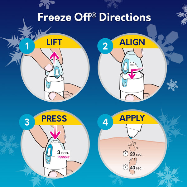 Compound W Freeze off Advanced Wart Remover with Accu-Freeze, 15 Applications