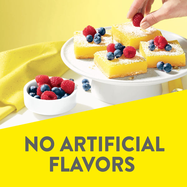 Krusteaz Meyer Lemon Bar Mix, Lemon Bar Baking Mix, Made With Real Lemons, 19.35 oz Box