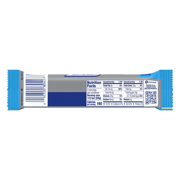 Zero White Fudge, Caramel, Peanut, Almond Nougat King Size Candy, Bar 3.4 oz