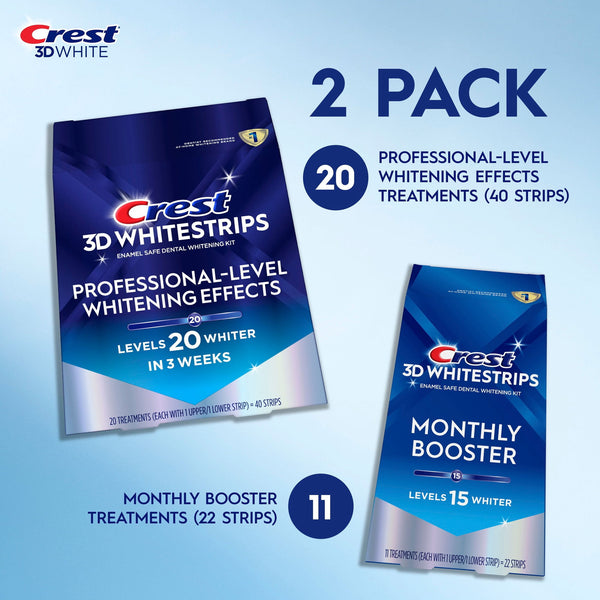 Crest 3D Whitestrips Professional Effects & Supreme Bright Kit