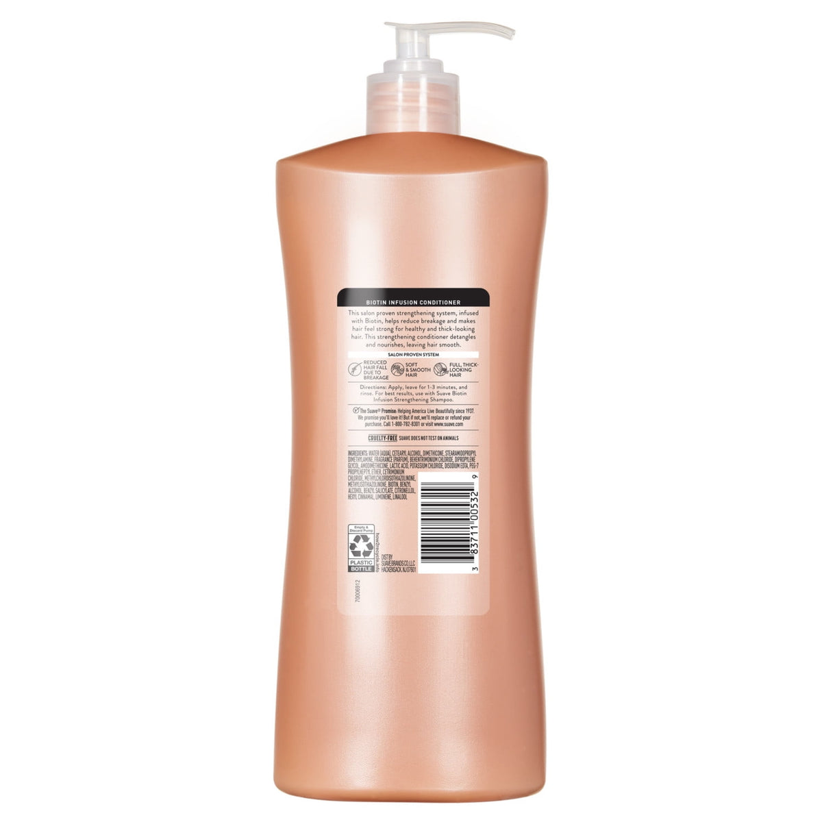 Suave Biotin Infusion Strengthening Conditioner for Breakage Prone Hair, 28 FL OZ
