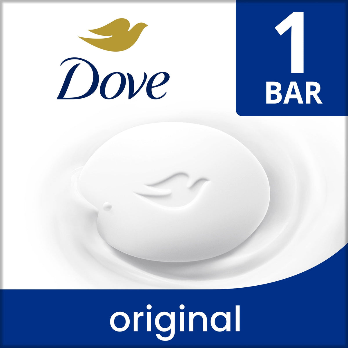 Dove Beauty Bar Gentle Skin Cleanser Moisturizing For Gentle Soft Skin Care Original Made With 1/4 Moisturizing Cream, 3.17 oz
