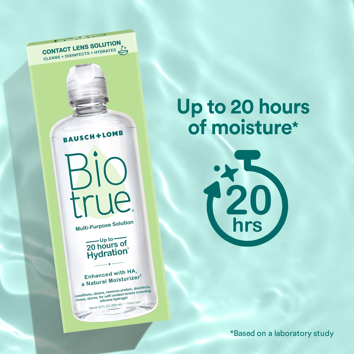 Biotrue Multi-Purpose Contact Lens Solution & Cleaner w/ Lens Case, 4 fl oz