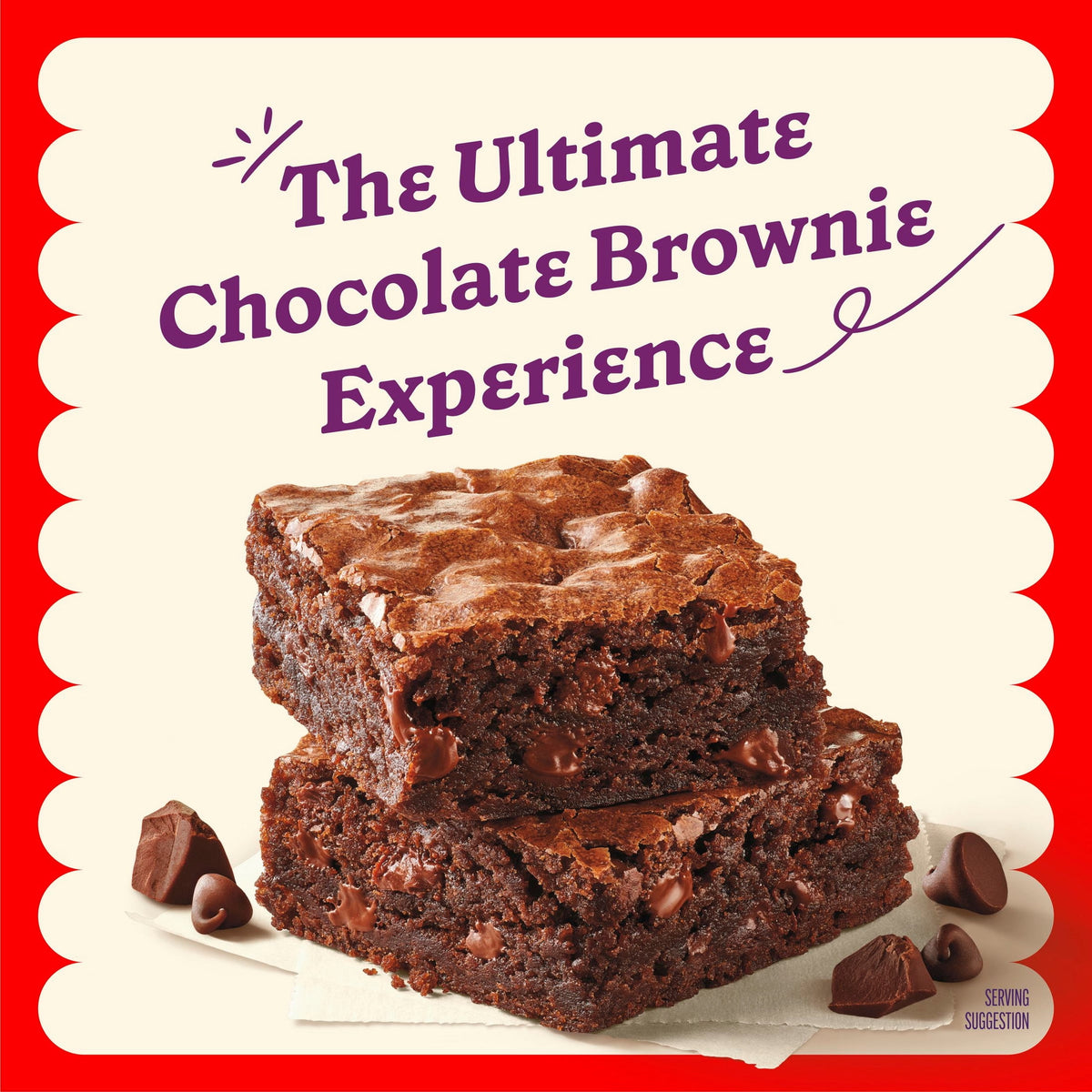 Betty Crocker Supreme Triple Chunk Brownie Mix, Fudgier Brownies, 1 Box, 17.8 oz