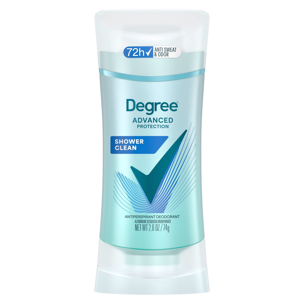 Degree Advanced Protection Antiperspirant Deodorant for 72-Hour Sweat & Odor Control for Women, Shower Clean with Body Heat Activated Technology