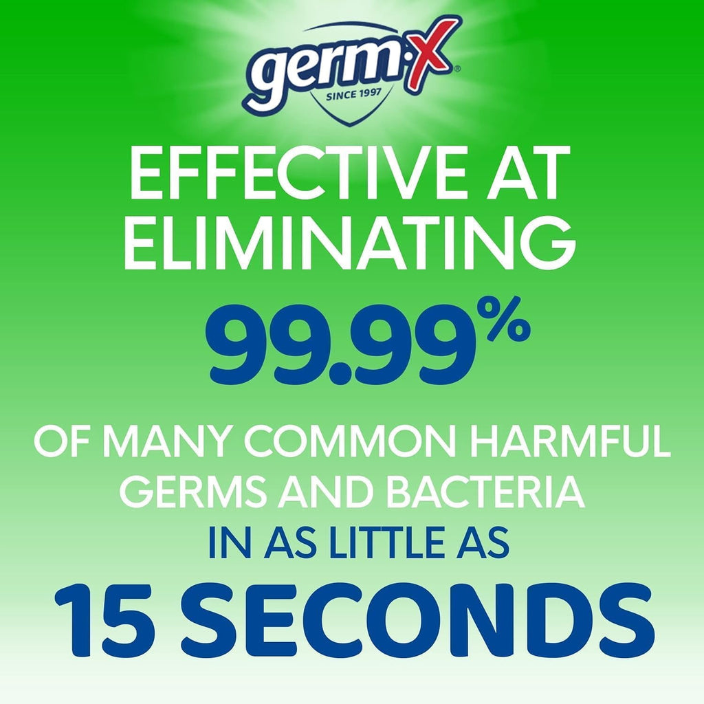 Germ-X Hand Sanitizer with Aloe & Vitamin E, Scented, Travel Size Hand Sanitizer Bottle, 2 fl oz