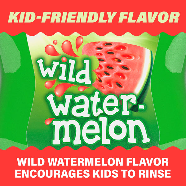 ACT Kids Anticavity Fluoride Mouthwash, Wild Watermelon, 16.9 fl. oz.